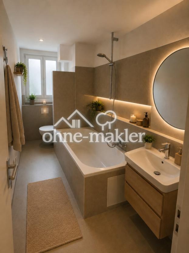 Badezimmer  KI-bearbeite