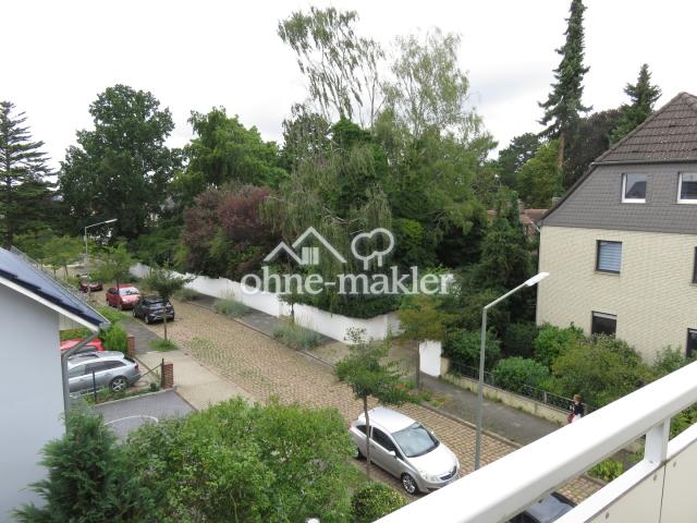 Blick vom Balkon