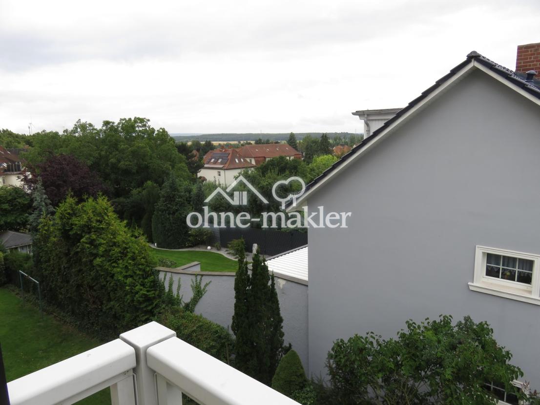 Blick vom Balkon