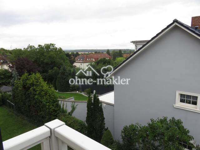 Blick vom Balkon