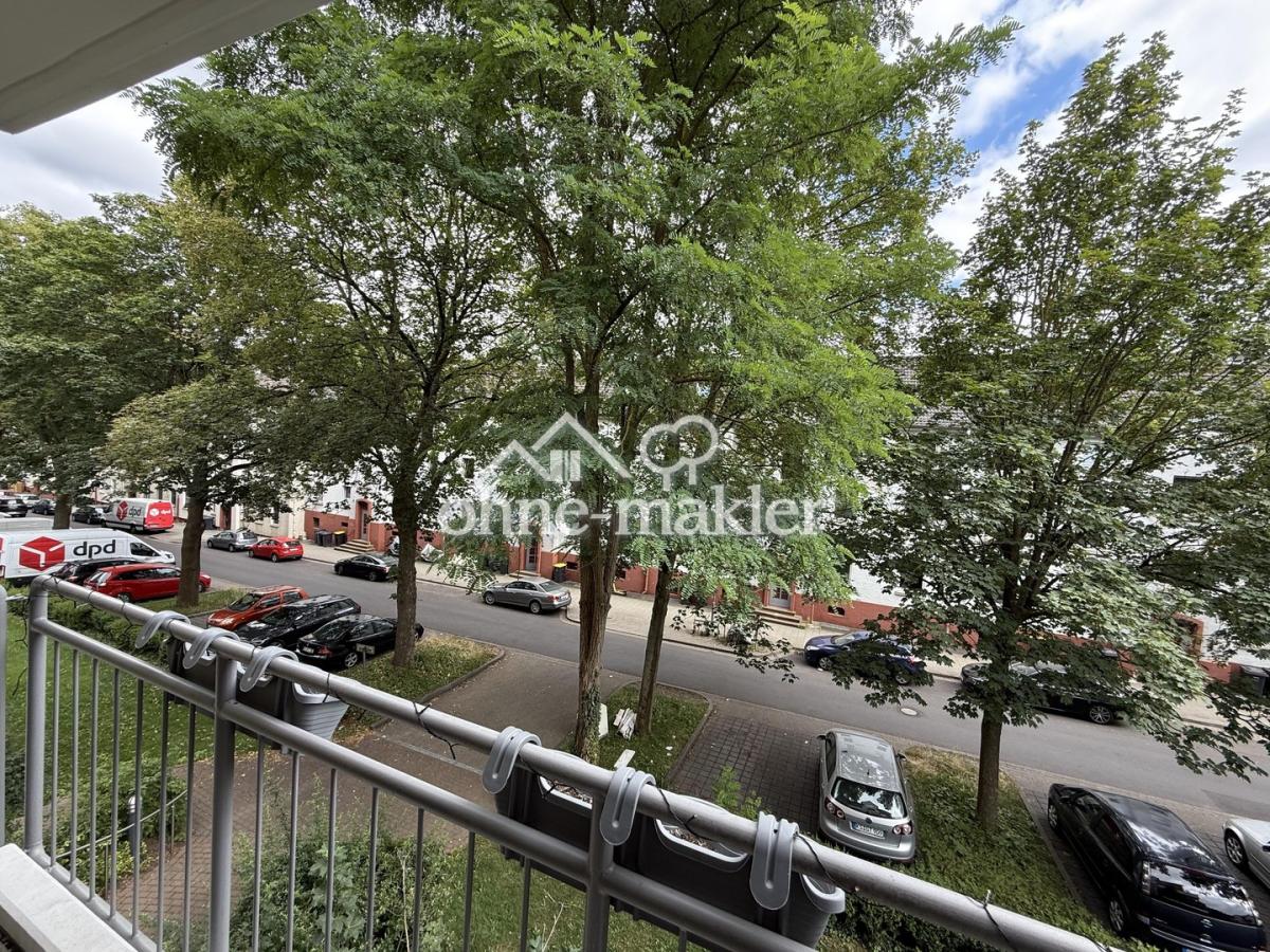 Blick vom Balkon