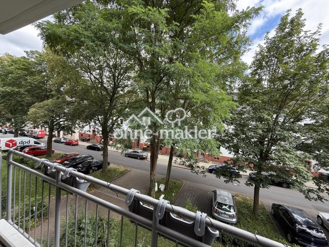 Blick vom Balkon
