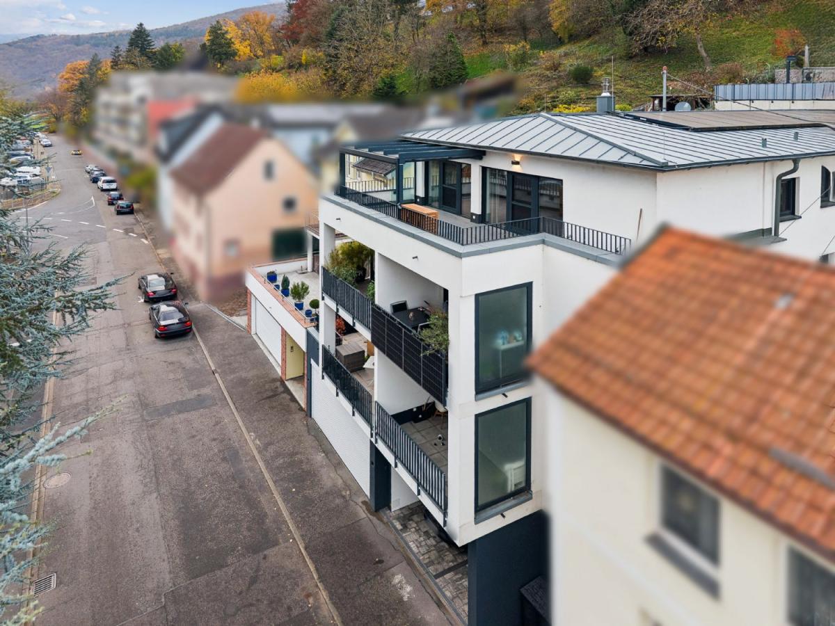 Penthouse in 2. Reihe mit Neckarblick