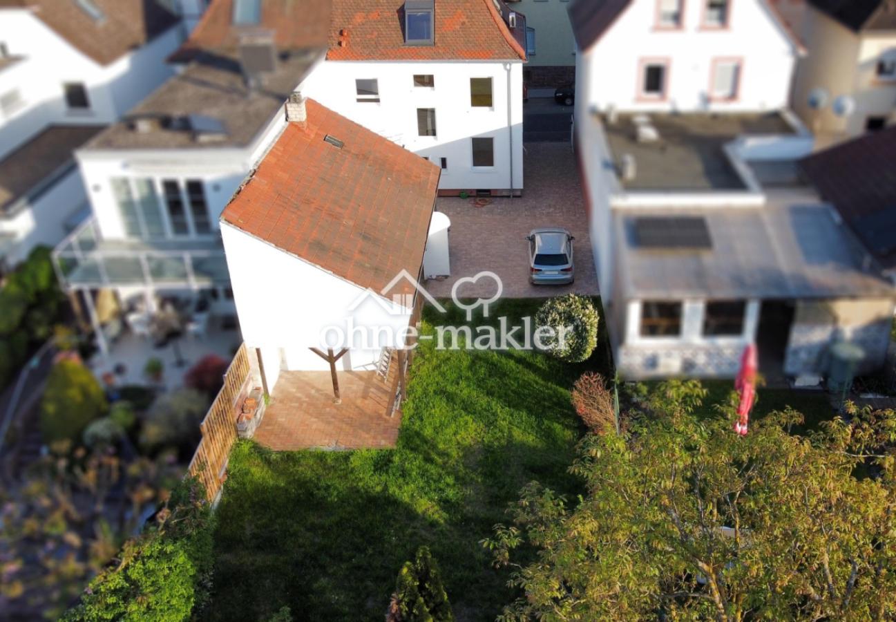 Außenansicht Drohne Gartenseit