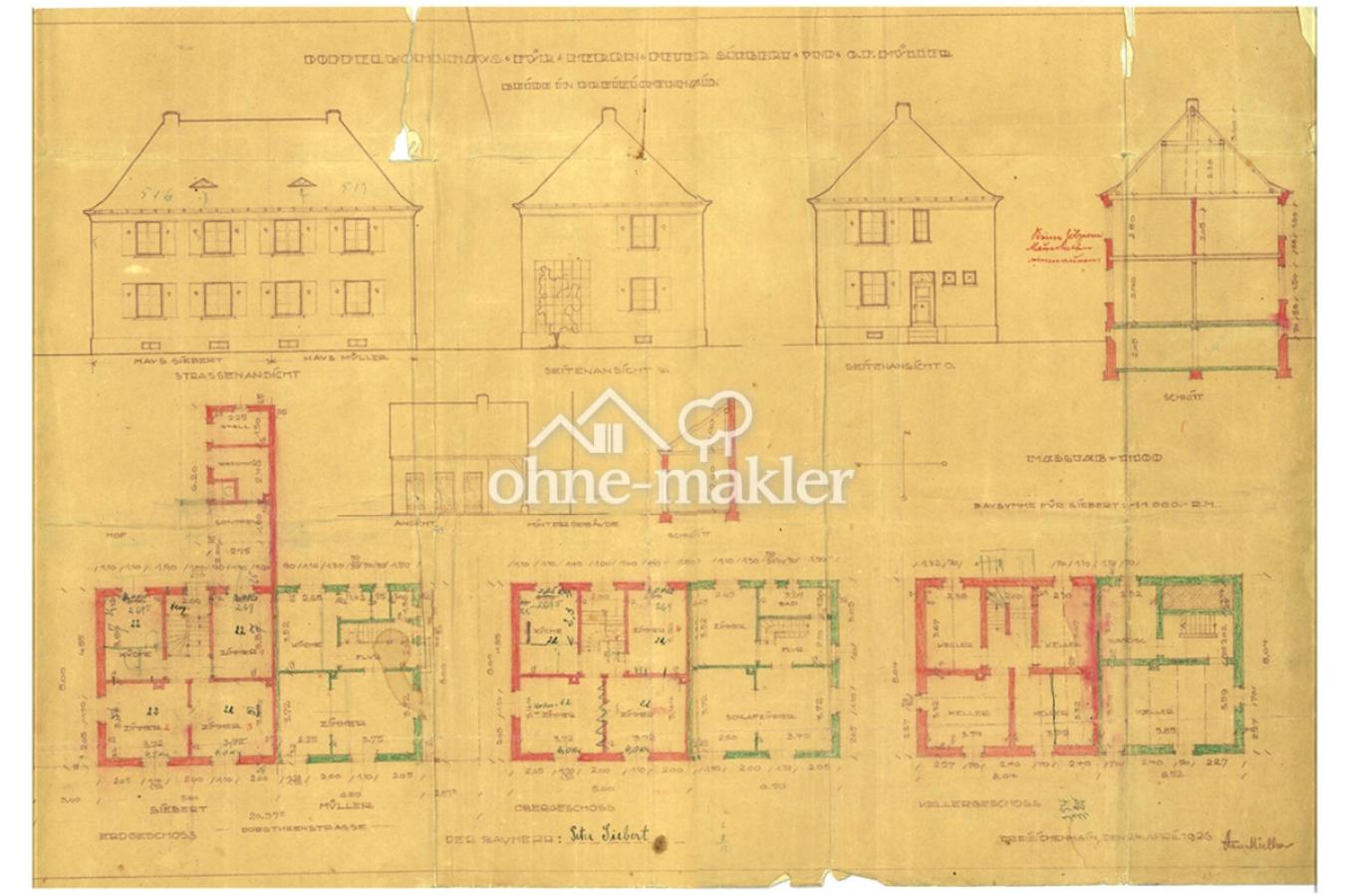 Bauplan 1926