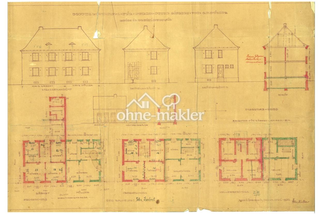 Bauplan 1926