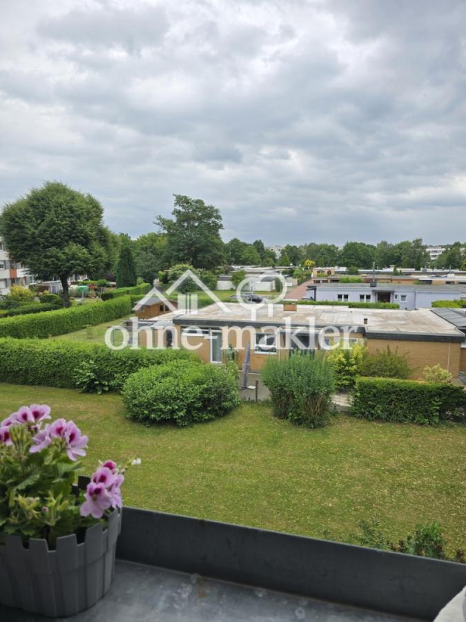 Blick vom Balkon