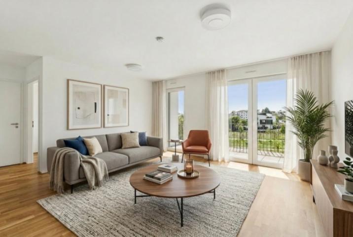 Wohnzimmer - Ansicht 1 - Staging