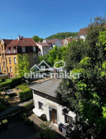 Blick vom Balkon