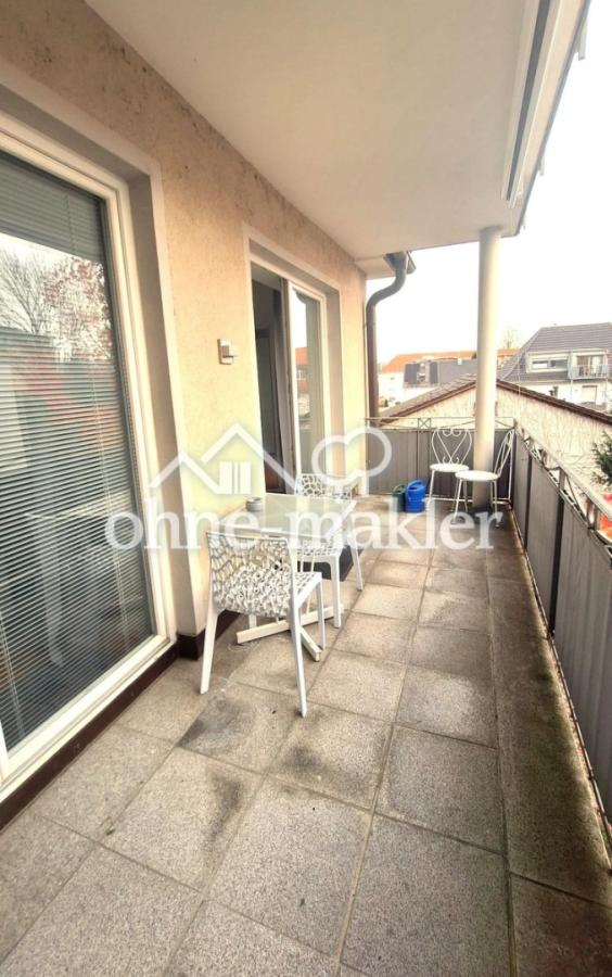 Südbalkon (leider bewölkt)