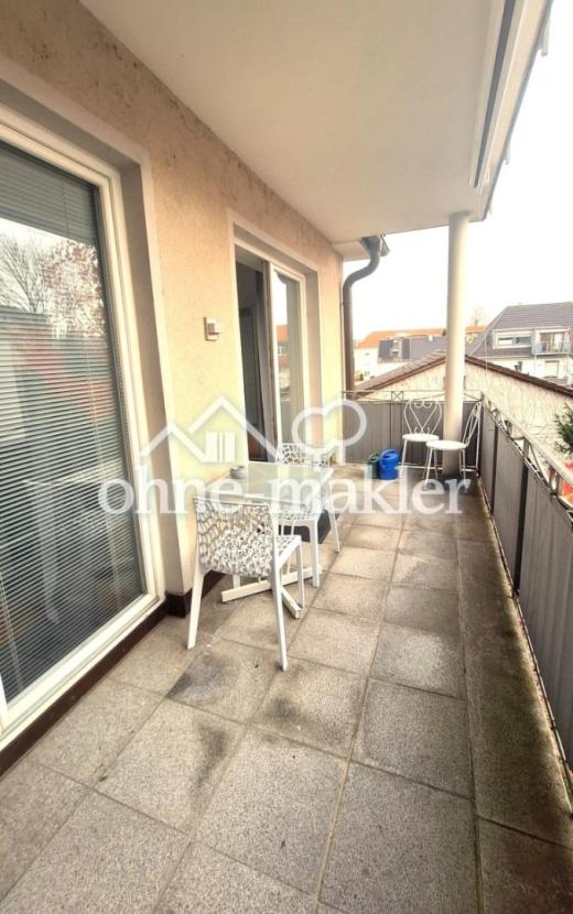 Südbalkon (leider bewölkt)
