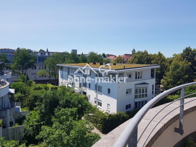 Blick vom Balkon in Umgebung