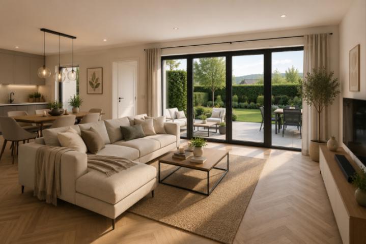 Wohnzimmer - Staging