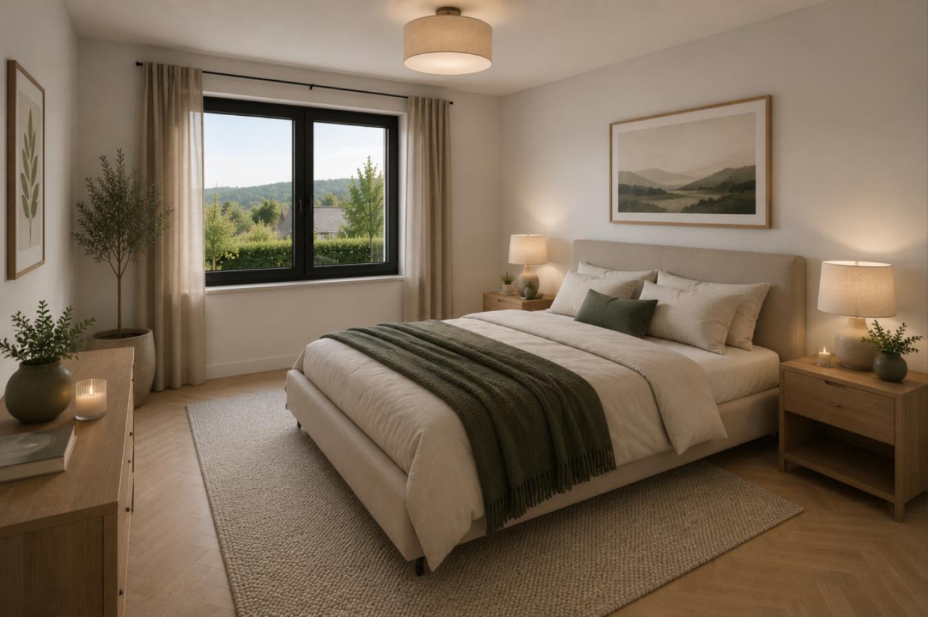 Schlafzimmer - Staging