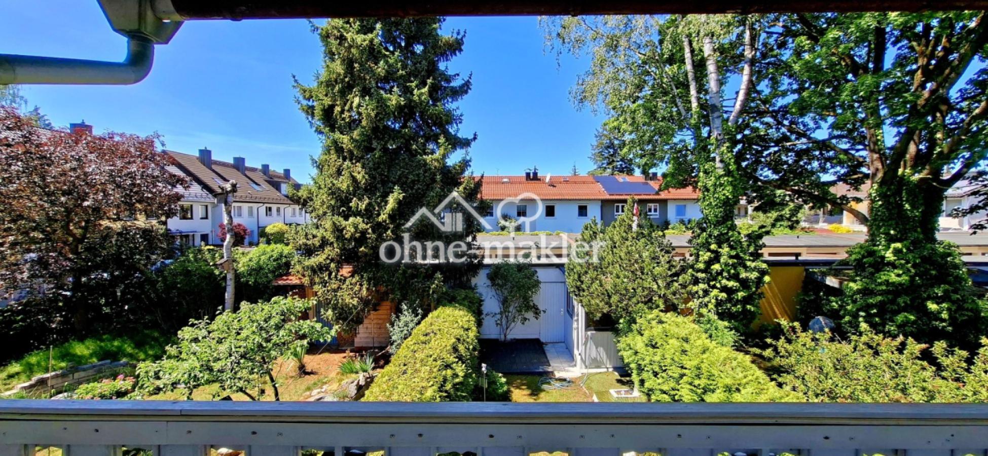 Ausblick vom Balkon