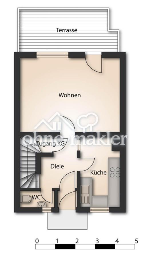 Grundriss: Erdgeschoss