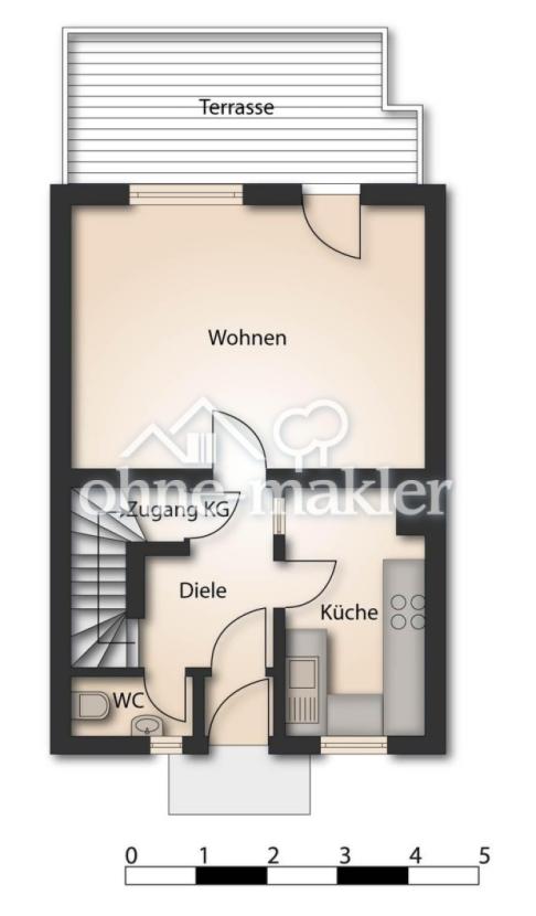 Grundriss: Erdgeschoss