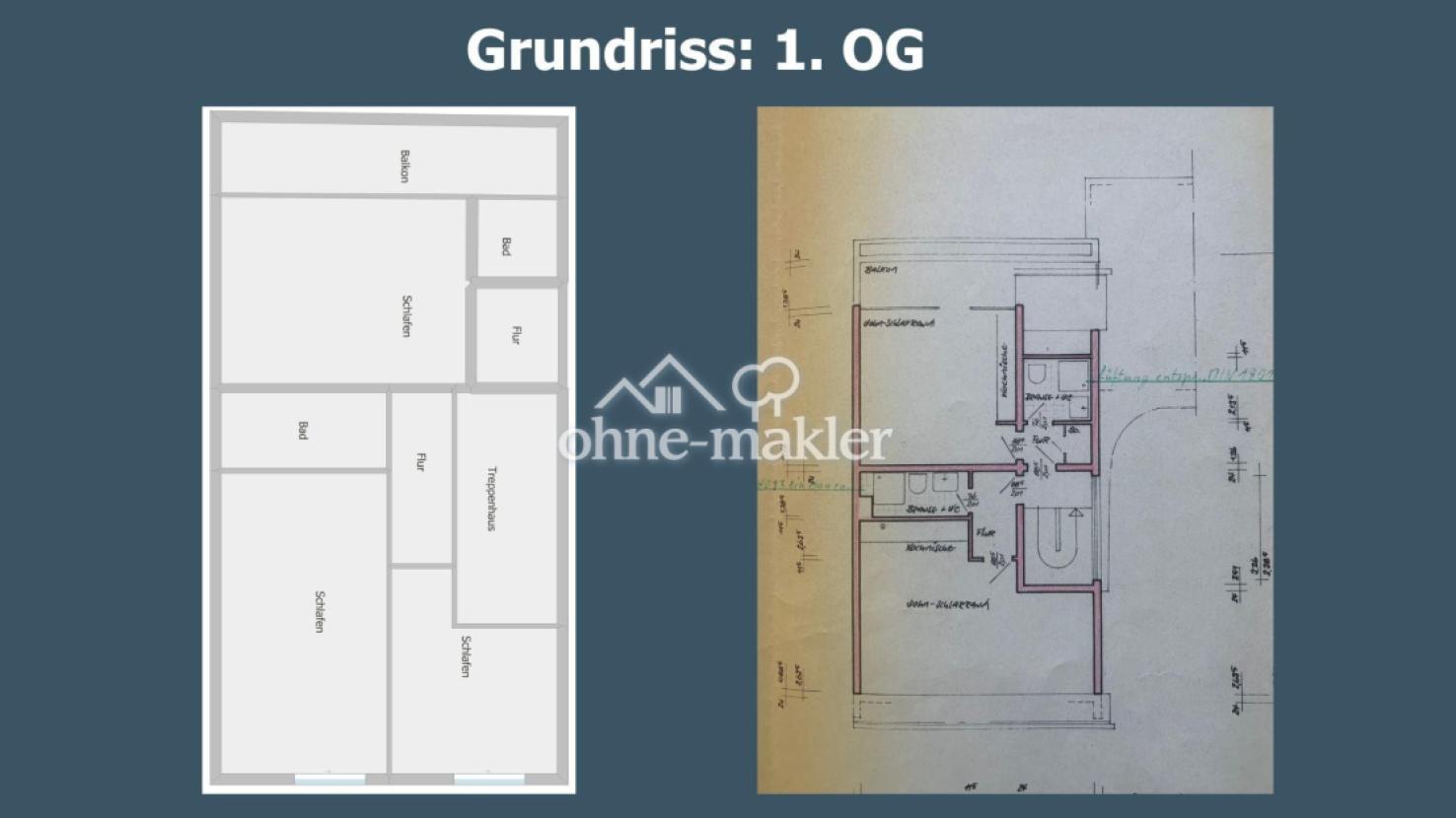 Grundriss Obergeschoss