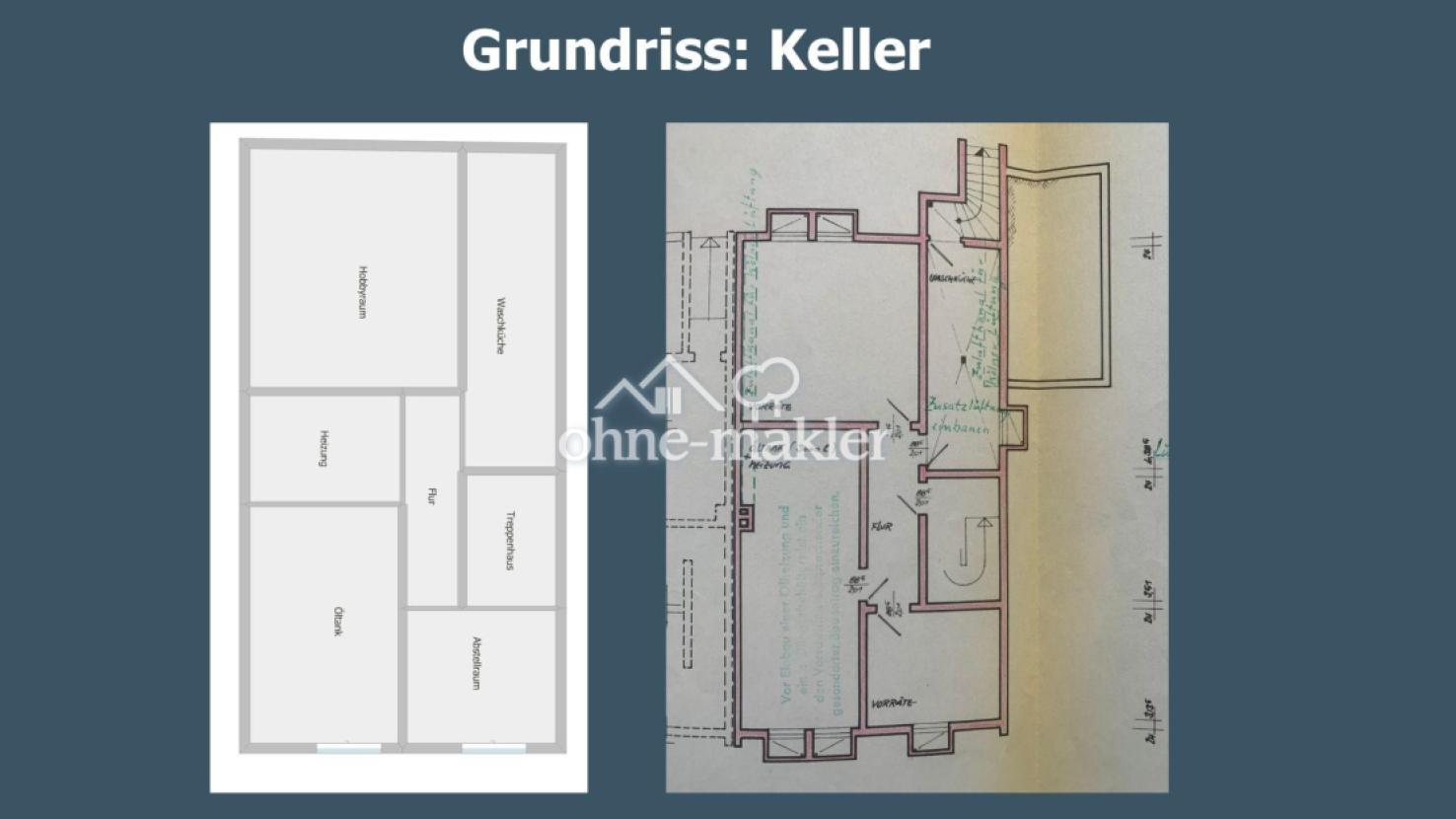 Grundriss Keller
