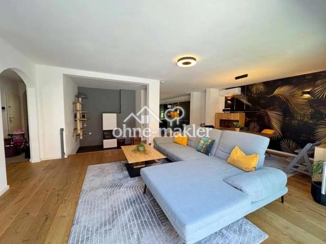 Wohnzimmer + Kamin