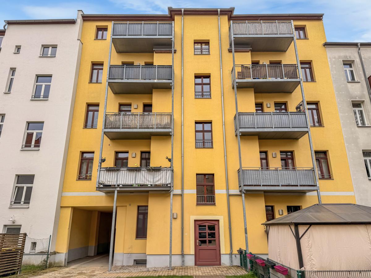 Gartenansicht des Hauses