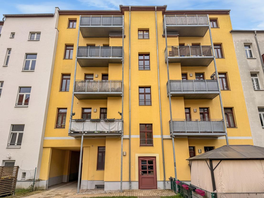 Gartenansicht des Hauses
