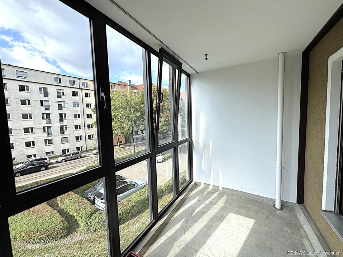 Balkon verglast