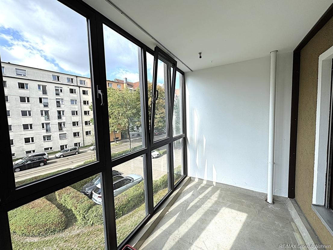 Balkon verglast
