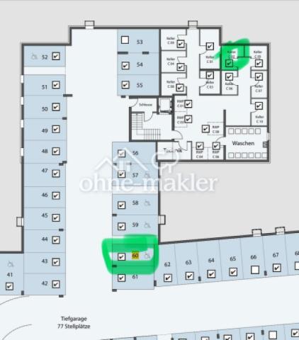 Lageplan Parkplatz und Kelle