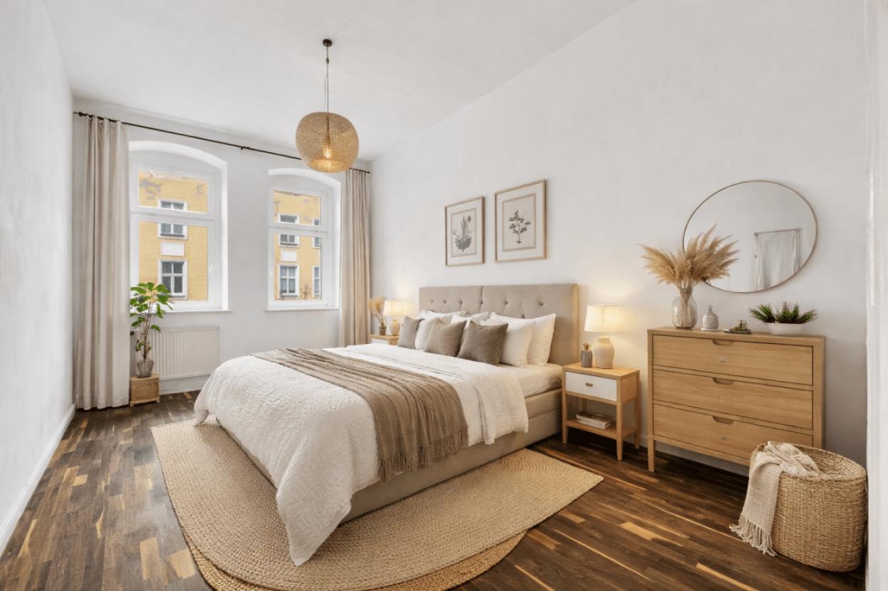 Schlafzimmer visualisiert