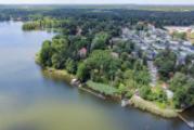 Luftbild See und Badesteg