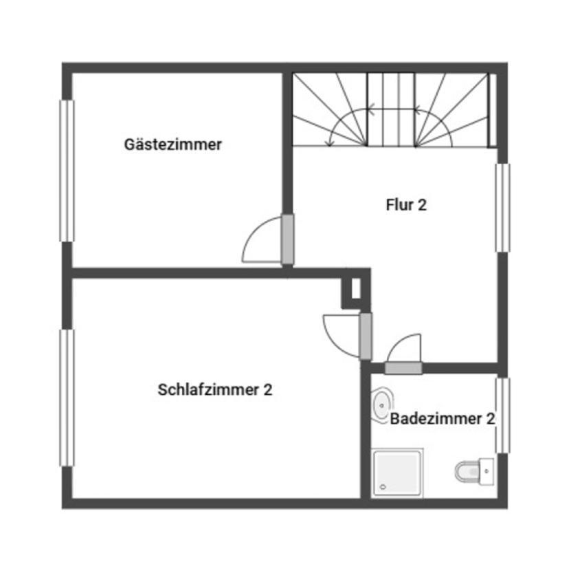 Grundriss Obergeschoss