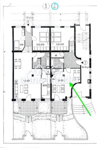 Grundriss Wohnung Nr. 7