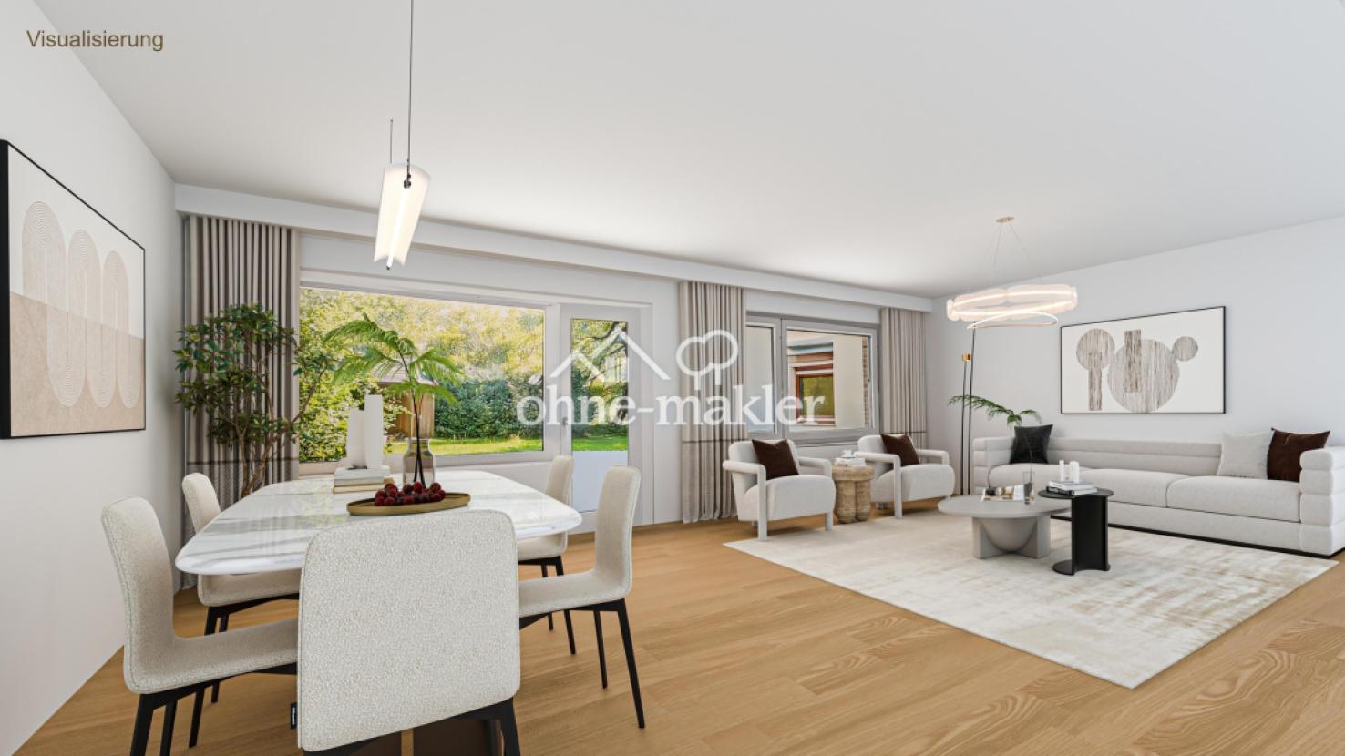Wohnzimmer Visualisierung