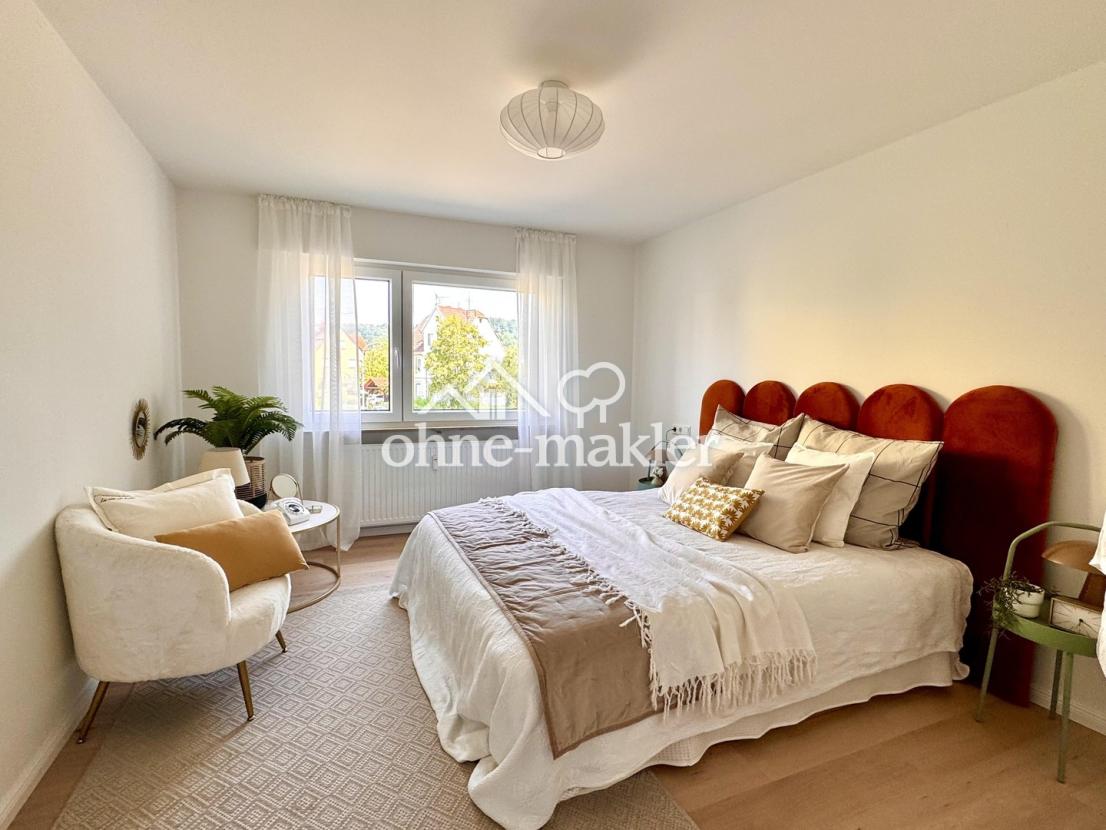 Schlafzimmer - echtes Foto