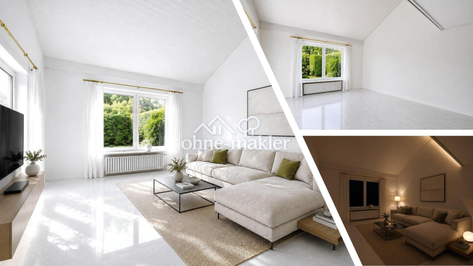 Collage Wohnzimmer-Nutzung