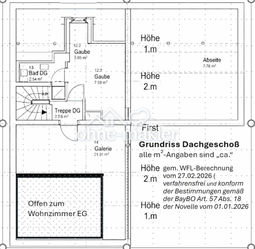 Grundriss DG
