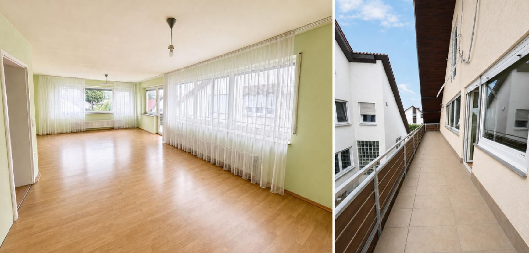 02 Wohnzimmer Balkon Doppelans