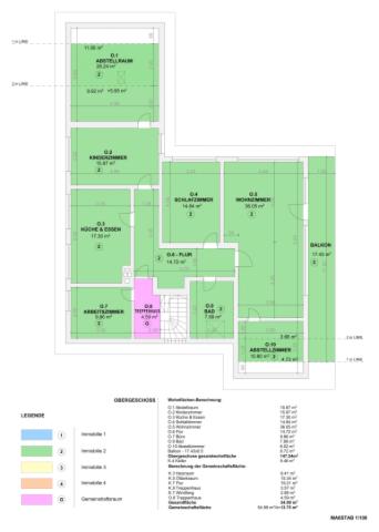 Grundriss Obergeschoss Expose