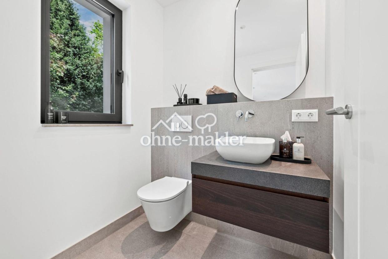 Gäste-WC mit Tageslicht