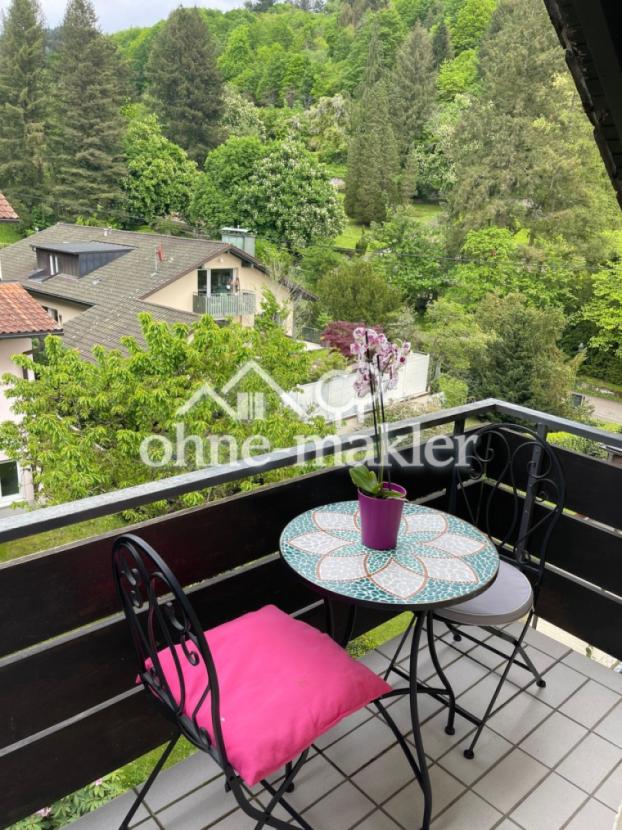Balkon mit Blick ins Grüne