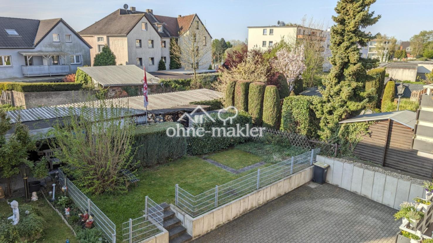 Aussicht vom Balkon