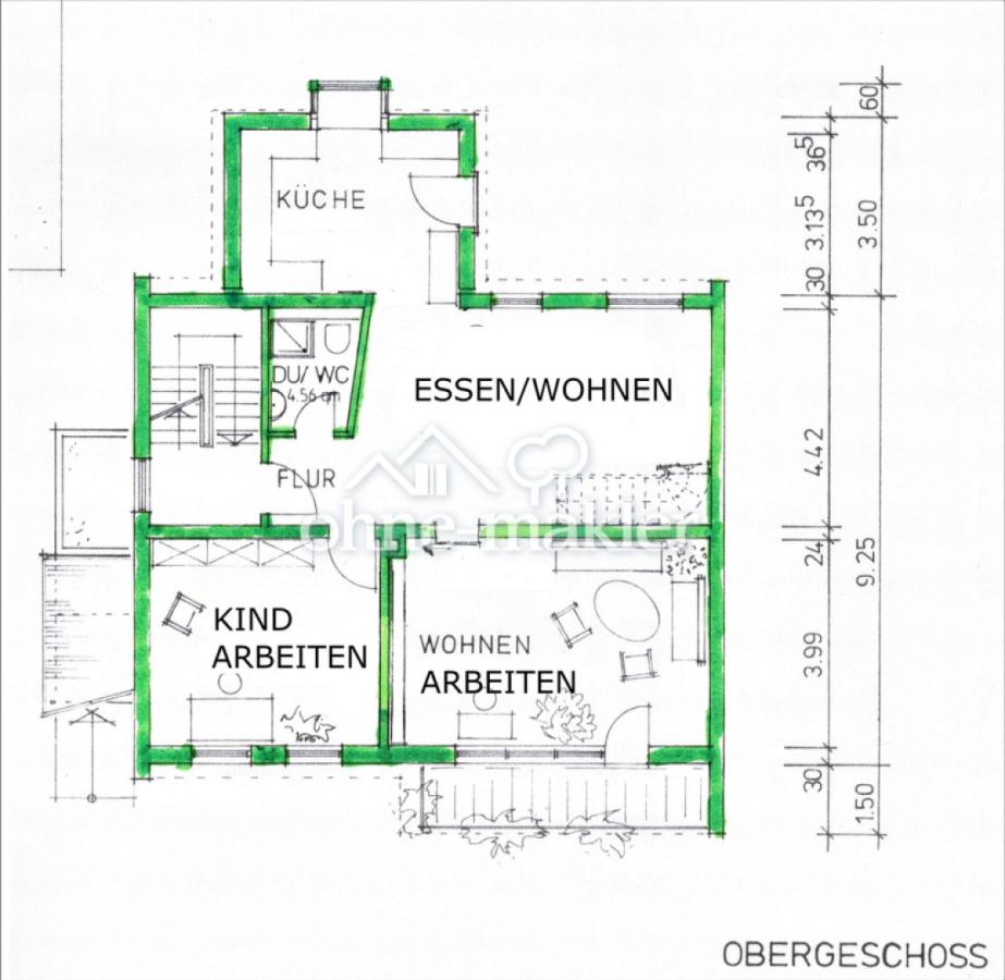 Grundriss 1. Wohnebene, ....