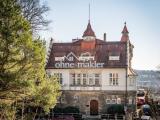 Frontalansicht des Hauses