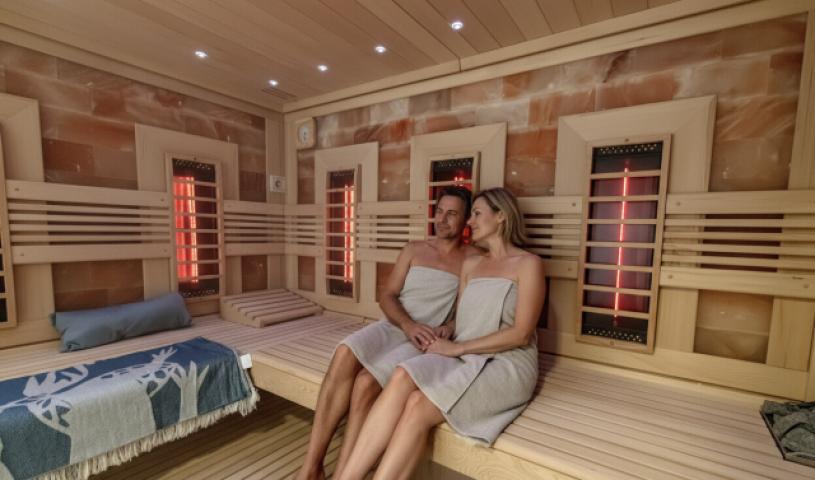 Wellnessbereich, Sauna