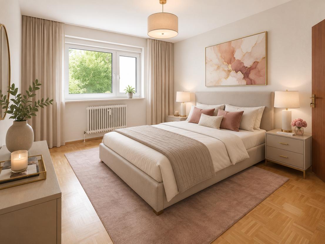 Schlafzimmer KI bearbeitet