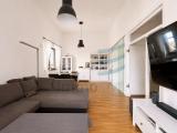 Wohnzimmer Blick Flur und Küche