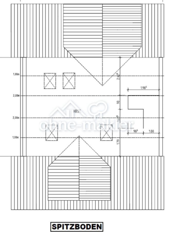 Grundriss Spitzboden