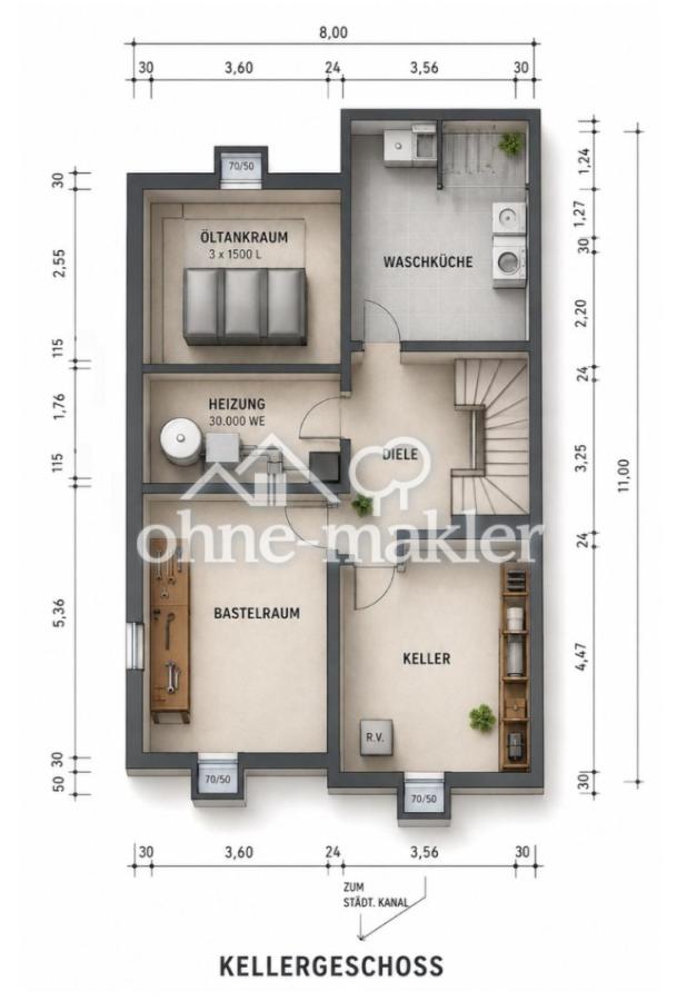 Grundriss Kellergeschoss