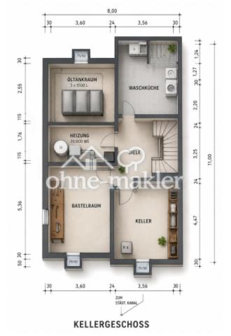 Grundriss Kellergeschoss